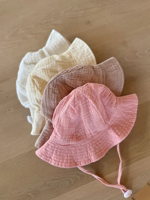 Muslin sun hats